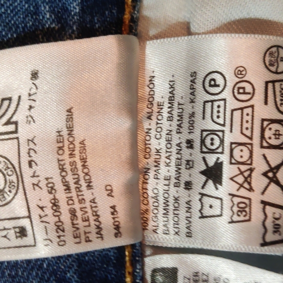 Levi's 514 Straight Jeans 36x34 - Picture 7 of 7